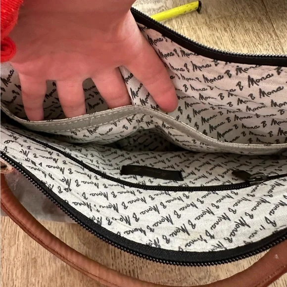 Mona-B NWT Denim Shoulder Bag Purse - Picture 4 of 16